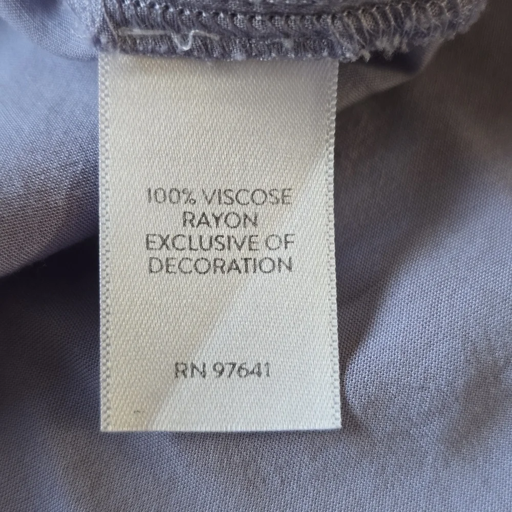 J.Jill Viscose Rayon Embroidered Tunic Top Size Medium